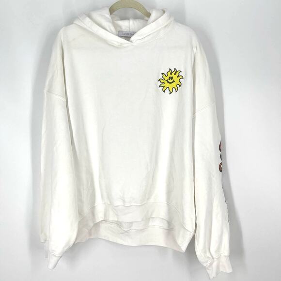 Daydreamer Flyer Oversized Mushroom Hoodie Sweatershirt Size Medium - Picture 8 of 8